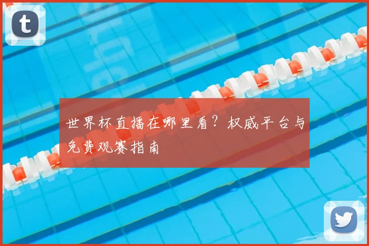 世界杯直播在哪里看?权威平台与免费观赛指南